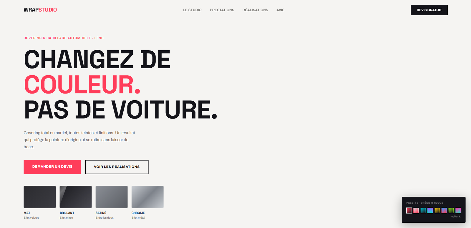 Template site web Automobile