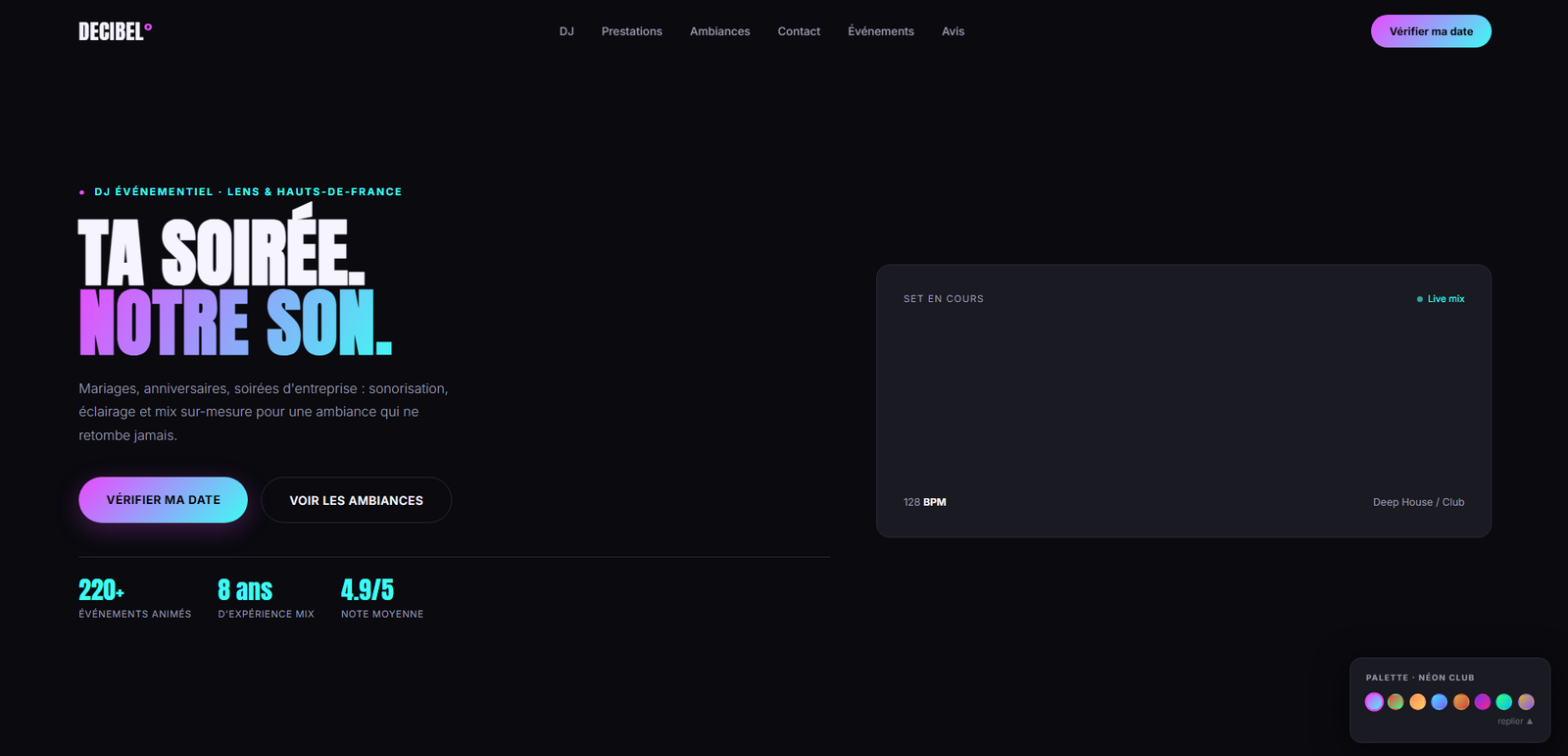 Template site web Services & Créatifs